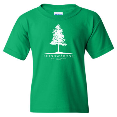 Gildan Youth Tree Crest Printed T-Shirt Thumbnail