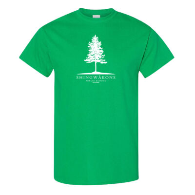 Gildan Unisex Tree Crest Printed T-Shirt Thumbnail