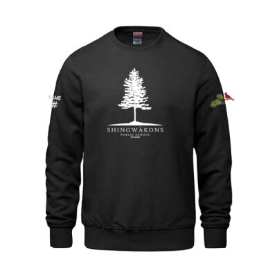 Vault Unisex Tree & Cardinal Printed Crewneck Thumbnail
