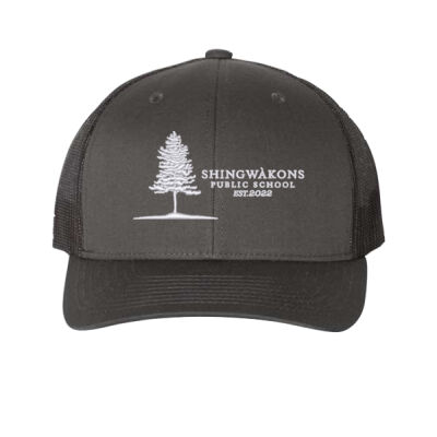 YP Classics Adult Tree Embroidered Trucker Cap Thumbnail